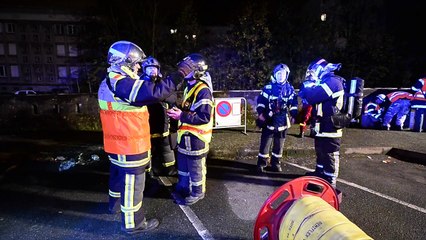 Exercice de sécurité dans le tunnel Chantenay