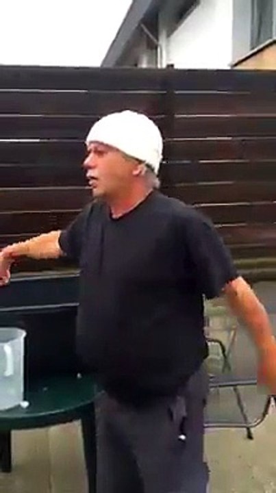 Old Man Takes Ice Bucket Challenge