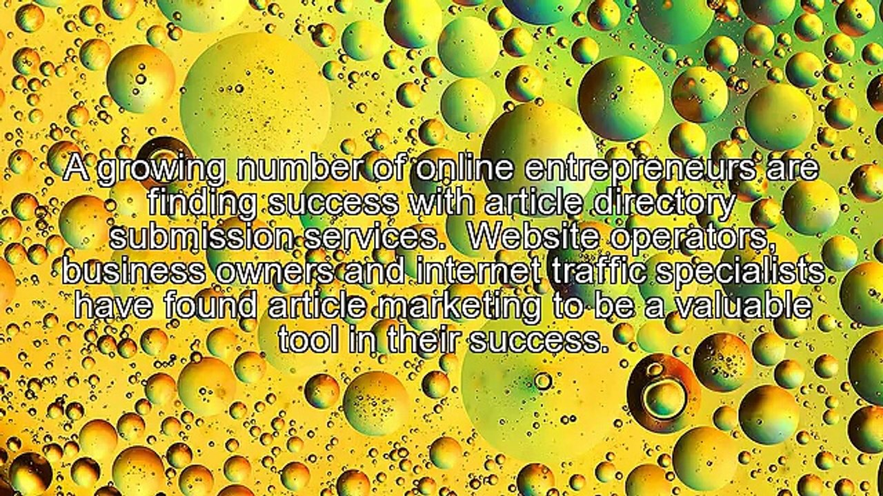 Gain Free Publicity With Article Directory Services