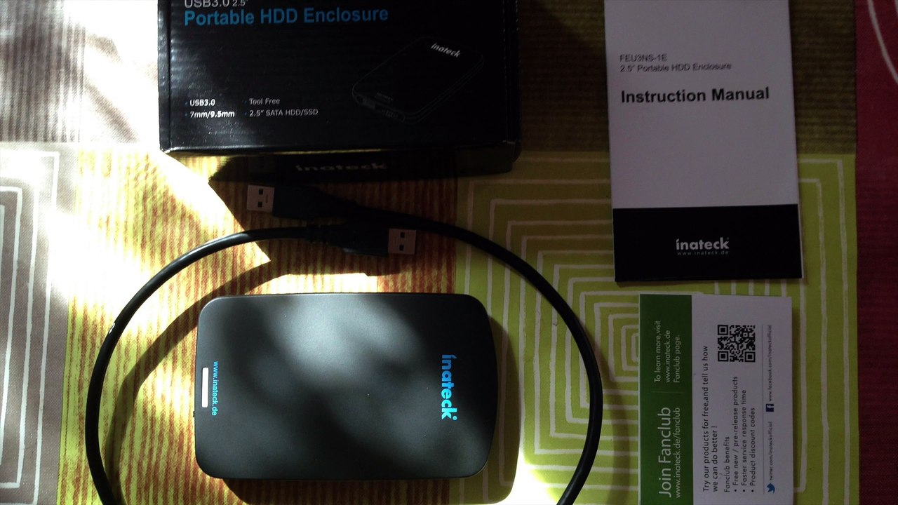 inateck - USB3.0 with Seagate 7200 (speed test)