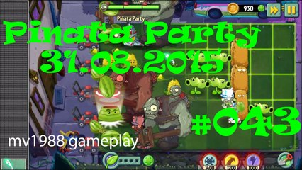 Plants Vs. Zombies 2 - Pinata Party 003 Gameplay HD (part #043)