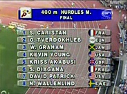 Kevin Young - Record du Monde du 400m haies