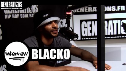 Blacko - Interview #Dualité (Live des studios de Generations)