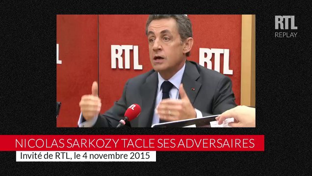 Nicolas Sarkozy sur RTL : des tacles adressés à François Hollande, Manuel Valls et Marine Le Pen