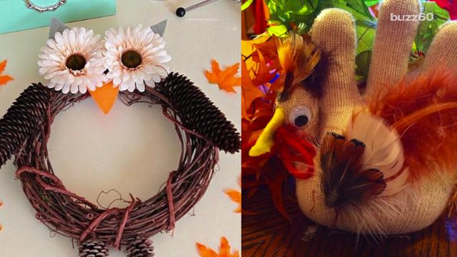 Thanksgiving crafts the kids will love