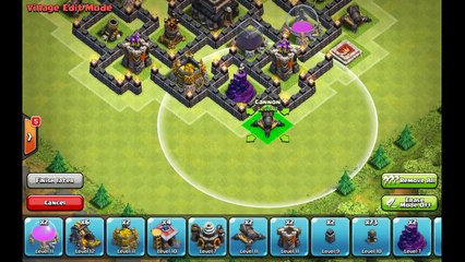 Clash of clans - Town hall 7 (Th7) hybrid-trophy base [The hallucination] 2015
