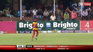 Shoaib Malik 96 Runs Against Zimbabwe | 2nd ODI | 2015 - HD