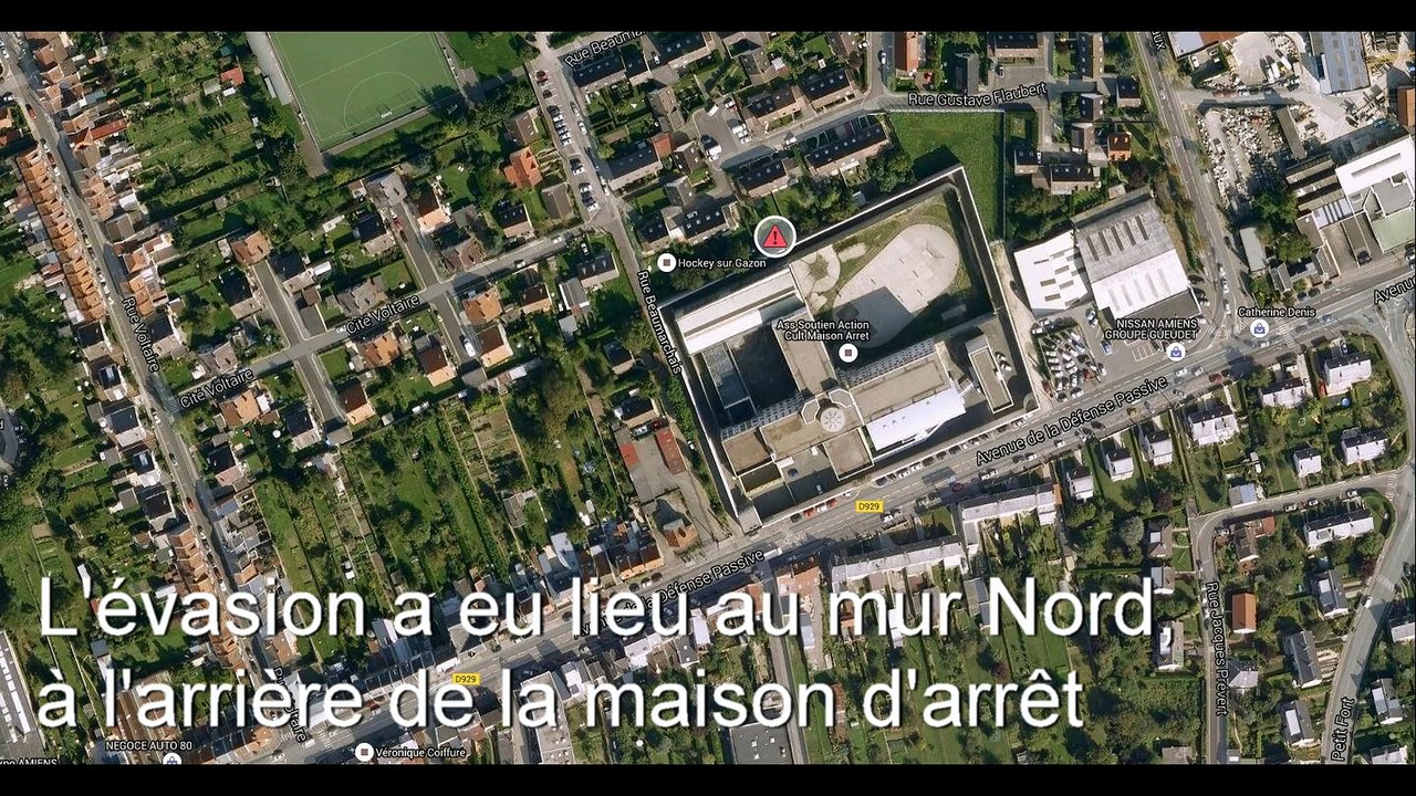 Evasion à Amiens le 4 novembre 2015