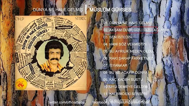 Akşam Olur Gizli Gizli Ağlarım (Müslüm Gürses) Official Audio #akşamolurgizligizliağlarım