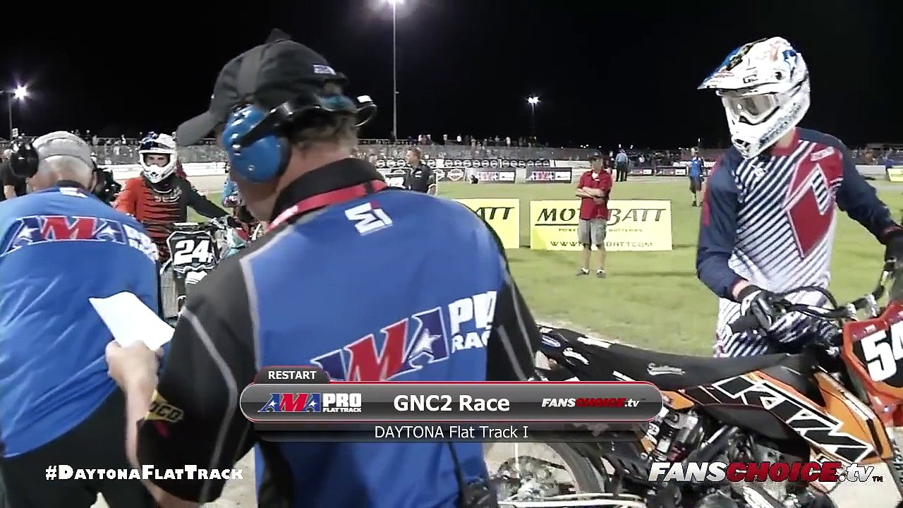 2015 DAYTONA Flat Track - GNC2 Main Friday - AMA Pro Flat Track Moto gp racing