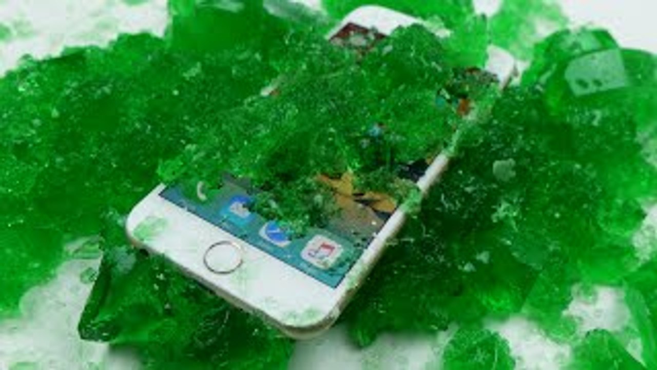 iPhone 6 in Gummy Jello Overnight Will it Survive?