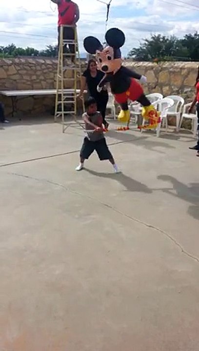 Five Year Old Vs Mickey Mouse