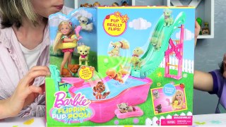 Barbie Flippin Pup Pool and Chelsea Doll Playset Review