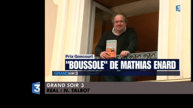 Le prix Goncourt attribué à Mathias Enard - Le Zapping du 04/11/2015