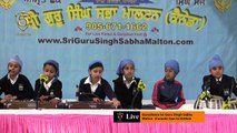 Shabad kirtan -khalsa school Malton Student @5aabtv Nov 4 2015