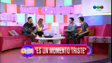 Benjamín habló de Pampita