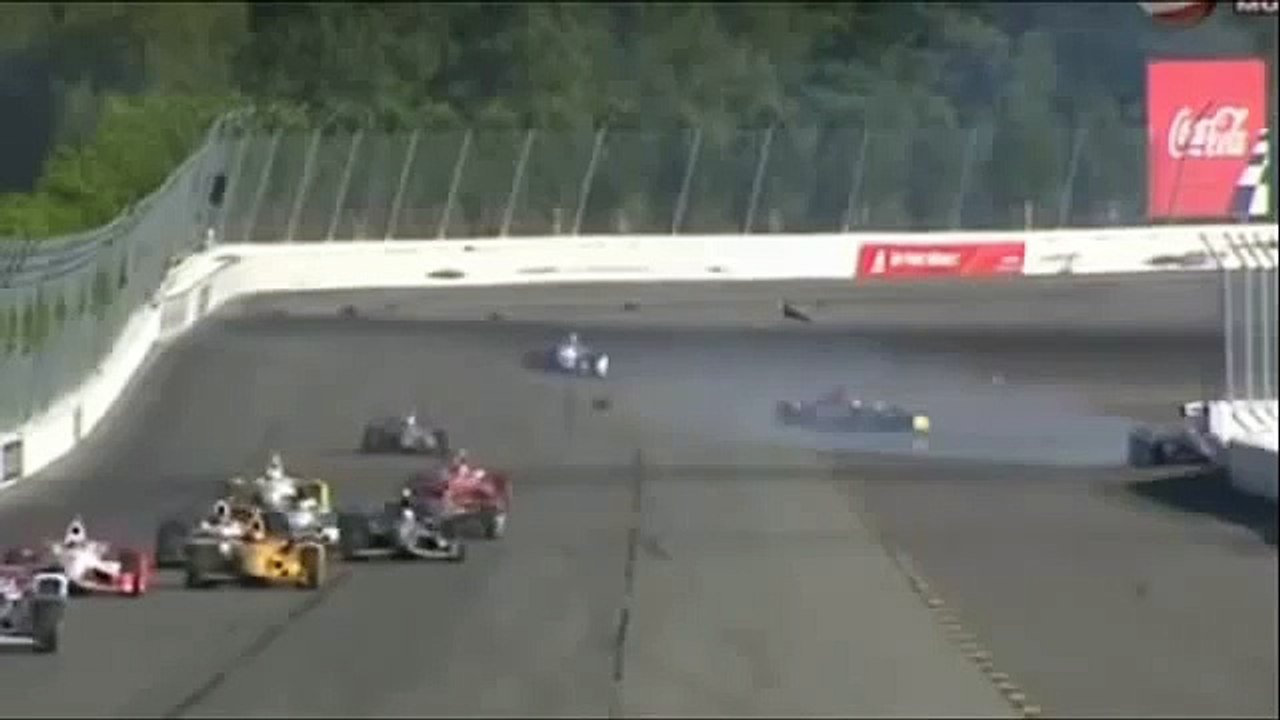 Justin Wilson Dead Moment IndyCar Series Fatal Moment Crash Pocono Raceway 2015