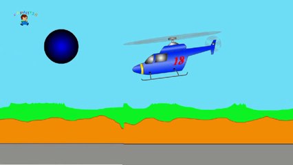 Counting Helicopter: 2 Count English Numbers 1 to 10 with Balloons! [计数直升机学习英语号码 气球] ABC 1