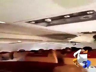 live footage of sheen air plan just befor landing