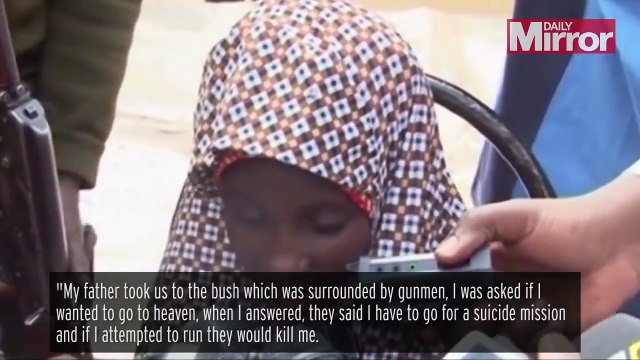 Teenage girl refuses to detonate suicide bomb vest Boko Haram extremists forced her to wea
