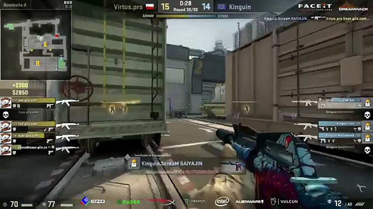 CS: GO Clutch of the Year? Kinguin Rain 1 vs. 4 Virtus Pro with 1 HP, That is UNREAL! - An