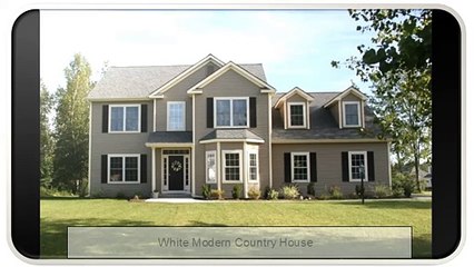 White Modern Country House Designs