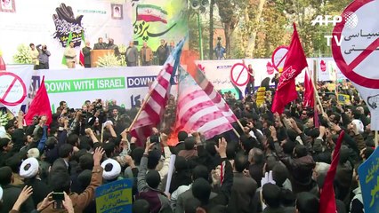 Iranians chant 'Death to America' to mark embassy seizure