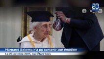 Emotion : à 97 ans elle obtient enfin son diplôme