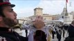 Roma - Il Presidente Mattarella depone una corona sulla Tomba del Milite Ignoto (04.11.15)