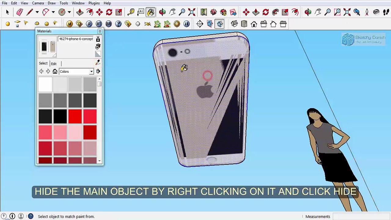 MAKING OF AN IPHONE 6 IN GOOGLE SKETCHUP