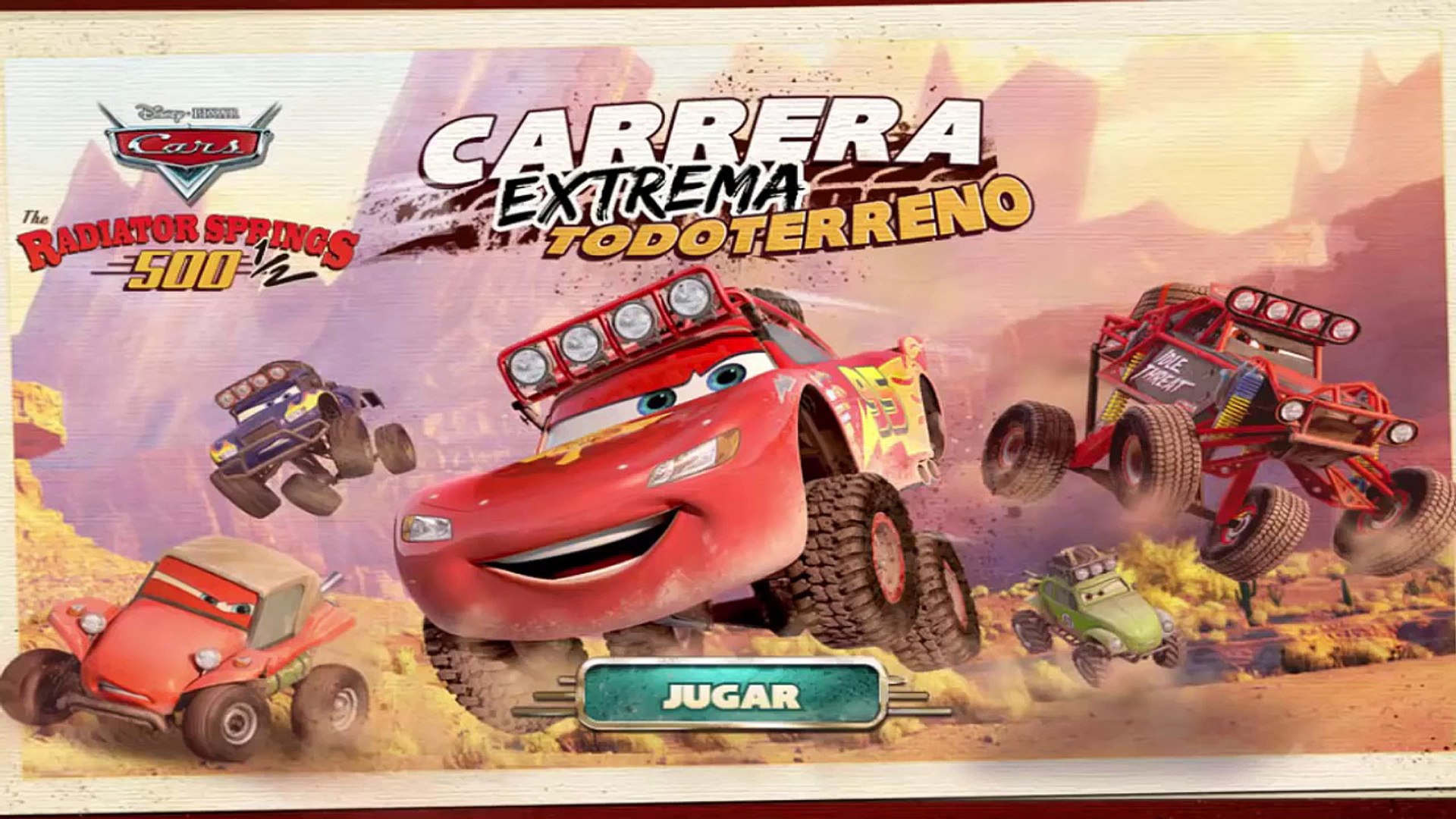 ⁣Cars Carrera extrema todoterreno - Juego Cars