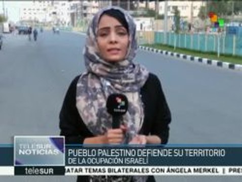Pueblo palestino defiende su territorio de la ocupación israelí