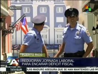 Puerto Rico: reducirán jornada laboral para afrontar déficit fiscal