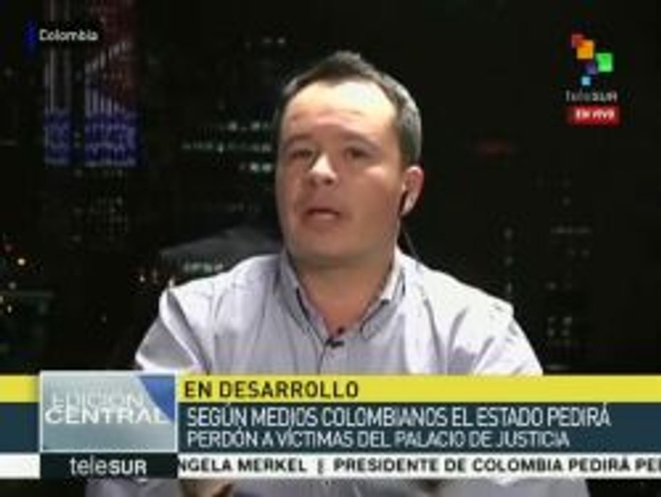 Gob. colombiano pediría perdón a víctimas del Palacio de Justicia