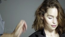 Le making of du shooting Rose des Vents de Dior Joaillerie avec Emilia Clarke