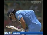 Dhoni Plays with ICE BAGS on his Back