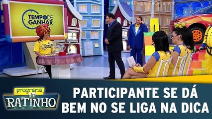 Participante se dá bem no Se Liga Na Dica