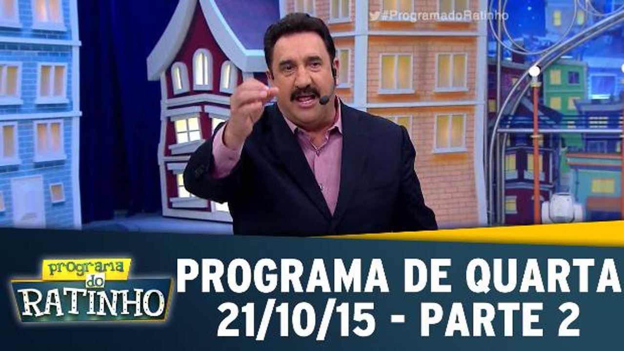 Programa do Ratinho - 21.10.15 - Quarta - Parte 2