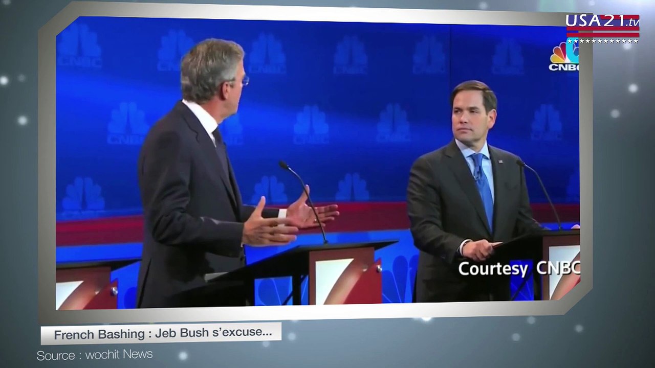 French Bashing : Jeb Bush s’excuse