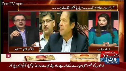 Dr Shahid Masood Response On Imran Khan’s Misbehavior with Journalist
