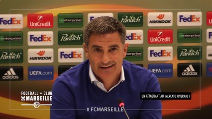 Mercato OM - Michel: "J'ai demandé un attaquant au père Noël"