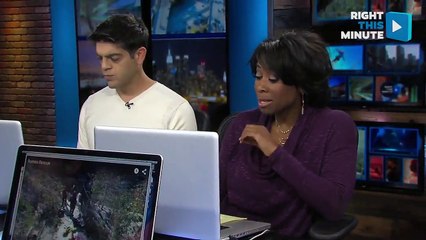 Rescuers Repel 300 Feet to Retrive Trapped Dog