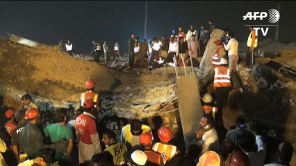 Al menos 18 muertos en derrumbe en Pakistán