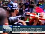 Disturbios y enfrentamientos continúan en Palestina