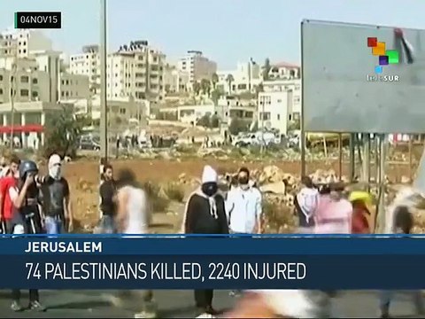 Jerusalem: 74 Palestinians Killed, 2240 Wounded