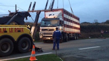 Accident de la route à Landébaëron