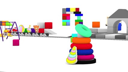 dört araba araba top topaç kukla piramit