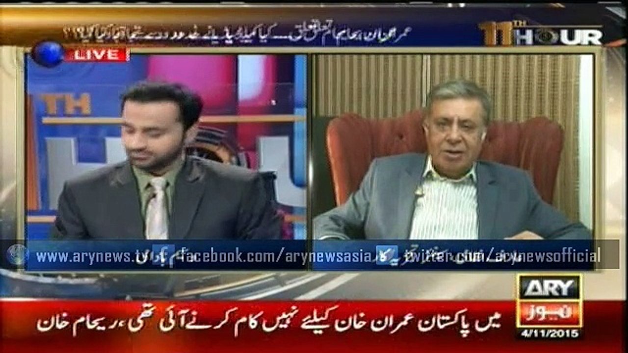 Imran was against Reham's involvement in politics: Arif Nizami