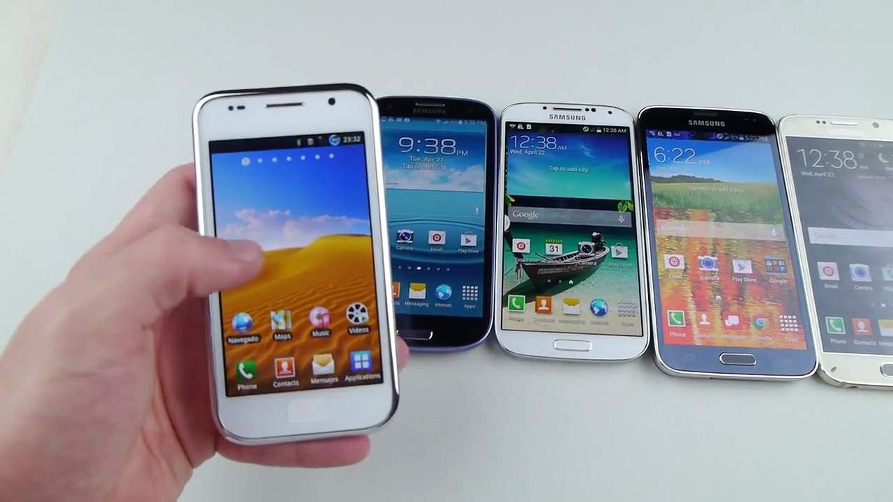 Samsung Galaxy S6 vs S5 vs S4 vs S3 vs S2 vs S1 Drop Test!