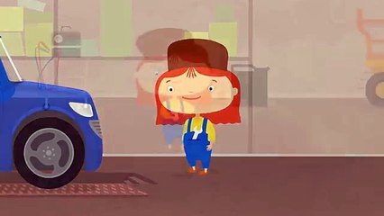 Children's Cartoons - Dr McWheelie & 'Handy' her ROBOT Helper (Created on a 3D Printer!) CAR DOCTOR